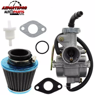 PZ20 Carburetor For 50cc 70cc 90cc 110cc 125cc ATV Quad Dirt Pit Bike Go Karts • $15.87