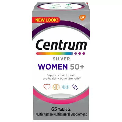 Centrum Silver Multivitamins For Women Over 50 Multimineral Supplement With Vit • $12.78