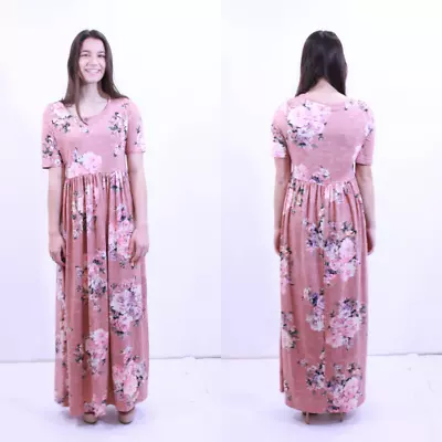 NEW Boutique Mikarose FLORAL MAXI DRESS - Size M • $10