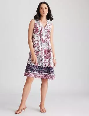 $21.94 • Buy Katies Novelty Pleat Shift Dress Womens Size 14 Clothing  Dresses Shift