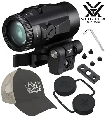 Vortex Optics Micro 3X Magnifier Quick-Release Mount V3XM W/ Hat • $299