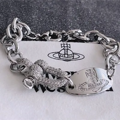 Vivienne Westwood Bracelet Silver Chain No BoX • $113.62