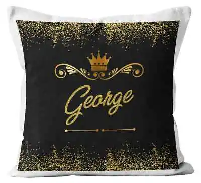 Personalised Any Name Crown Design Cushion Printed Birthday Gift 167 • £11.99