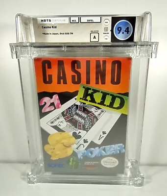 CASINO KID New Nintendo NES Factory Sealed WATA Grade 9.4 A Mint Rare • $399