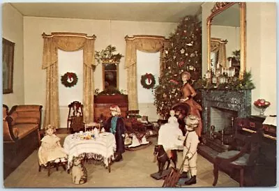 Postcard Children's' Old Fashioned Christmas Party Miller House - Hagerstown MD • $3.46