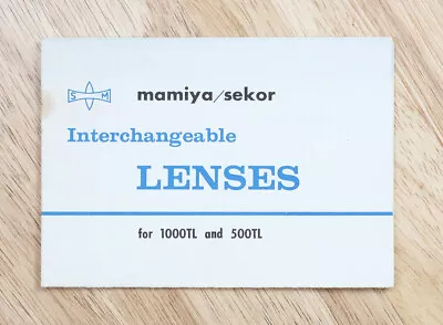 Mamiya Sekor Interchangeable Lenses/126723 • $15