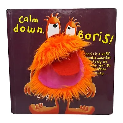  Sam Lloyd Calm Down Boris Hand Puppet Pop Up Board Book For Ages 1-4 • £3.50