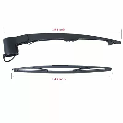 Rear Wiper Arm & Blade W/Nozzle For Buick Rainier 2006 2007 OEM Quality 15232653 • $16.88