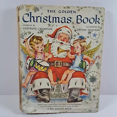 Vintage Big Golden Christmas Book By Gertrude Crampton With Pop-up Tree C1947 • $21.74