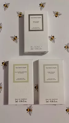 £12 • Buy Van Cleef & Arpels Set Of 3 Mixed Ladies 2ml Eau De Parfum Mini Boxed Sprays