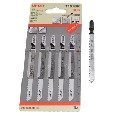 Jigsaw Blades  Wood & Laminate T101BR Pack Of 5 -Fits Bosch Dewalt Makita • £3.29