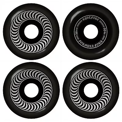 Spitfire Skateboard Wheels 56mm F4 OG Classics Black • $43.95
