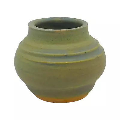 Handmade Signed Pottery Planter Pot Vase - 2.5  Small Miniature Green Succulent • $17.60