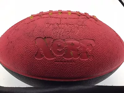 Vintage Nerf Football Parker Brothers Red Black Original Made In USA  K2 • $30.50