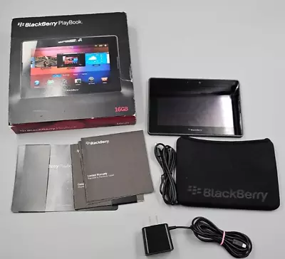 BlackBerry PlayBook 16GB Wi-Fi 7 Inch - Black Wiped Tested/Works • $30