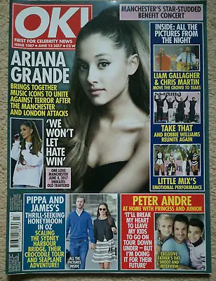 Ok! Magazine  Issue 1087 June 2017 Ariana Grande New Unread  #1 • £2