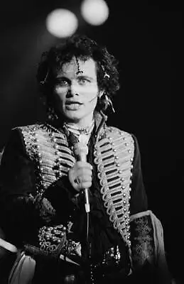 Pop Singer Adam Ant Performing With Adam And The Ants 1981 - Old Photo 1 • £5.64