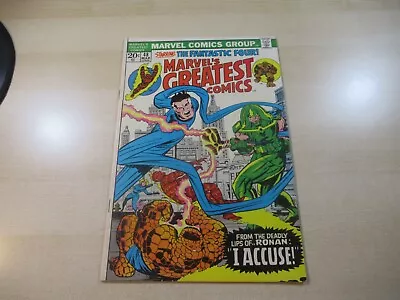 Marvel's Greatest Comics #48 High Grade Fantastic Four Retells 1st Ronan Accuser • $15