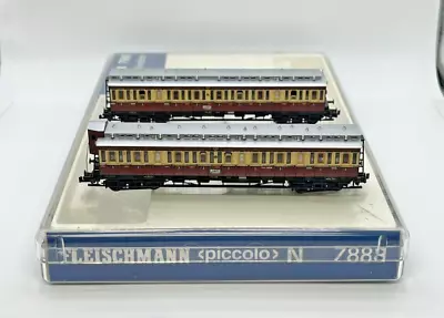 N Scale Fleischmann 7888  Ruhr-Schnellverkehr II  PART SET ONLY 2 PASSENGER CARS • $99.99