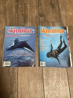 Skin Diver June 1981 And August 1981 Vintage Magazines Scuba • $11