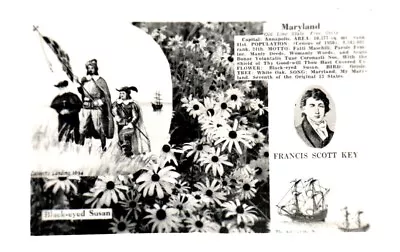 Francis Scott Key Maryland Postcard • $1.21