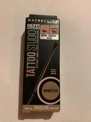 Maybelline Tattoo Studio Brow Pomade 24H Shade 370 Light Blonde New In Box • $8.79