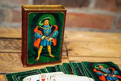 VINTAGE JOHN WADDINGTONS FINE PLAYING CARDS IN ORIGINAL BOX Great Patina • £12