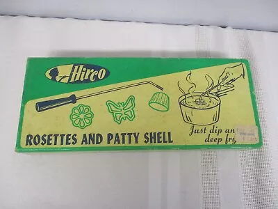 VINTAGE HIRCO ROSETTES AND PATTY SHELL KITCHEN MOLD MAKER With BOX • $15