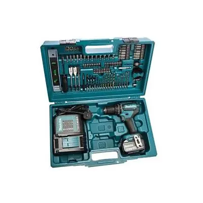  Makita Brushless Combi Drill 18V 1 X 5.0Ah Li-ion 101 Piece Bit Set DHP485STX5 • £244.39