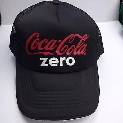 Coca Cola Zero Real Taste. Zero Sugar Black Cap Collectable Merch Hat. • $26.95