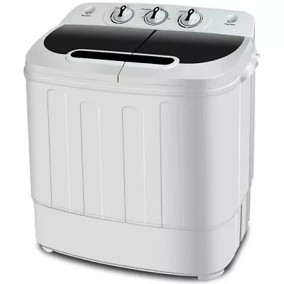 Portable Compact Mini Twin Tub Washing Machine Spin Dry Cycle 13lbs Capacity • $260