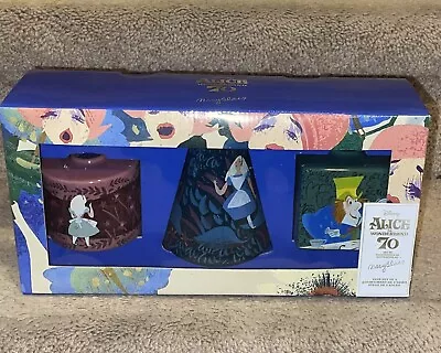 Disney Parks Alice In Wonderland 70th Anniversary Mary Blair Art Vase Set Of 3 • $25