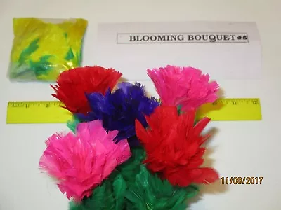 Blooming Bouquet Magic Trick- Feather Flowers Appear Kid Show Magic Stage Warmup • £24.09