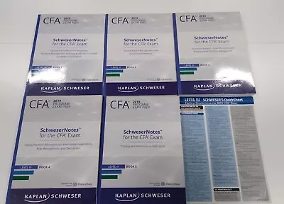 Kaplan SchweserNotes CFA Level 3 2019 Textbooks & Quicksheet (Full Set Bargain) • £59.99