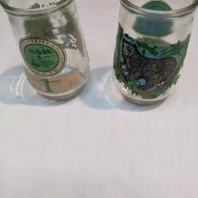 Collectible Welch's Glass Jelly Jars Endangered Species Vintage 90's • $0.99