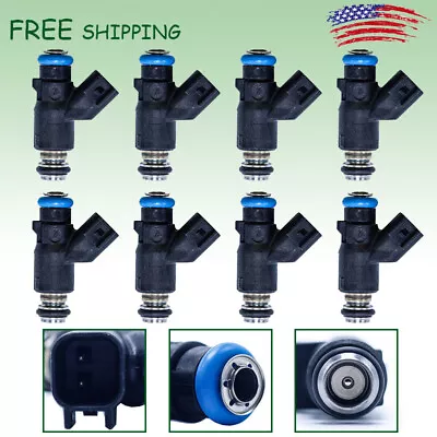 8x Fuel Injectors 80lbs 850cc For 00-07 Sierra 4.8 5.3L 6.0L Turbo HighZ E85 GMC • $180.48