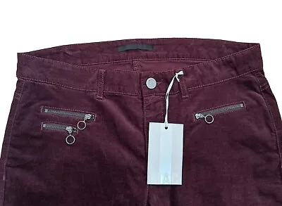 £32.99 • Buy Womens MAC Jeans Corduroy Trousers Slim Triple Zip Purple New W Tags W34 X L29