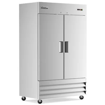 Coldline C-2FE 54  Solid Door Commercial Reach-In Freezer - Stainless Steel • $2390