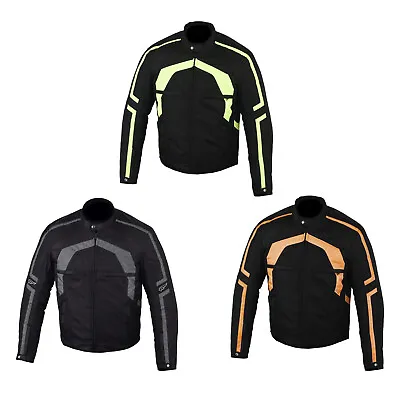 Men's Fulmer Rendezvous Jacket Motorcycle Coat W/ Armor & Conceal Carry Pocket • $69.95