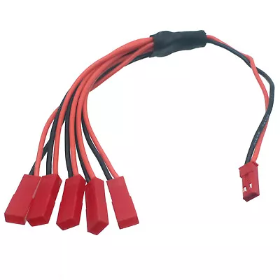 JST Plug 1 To 5 Battery Charging Cable WLtoys V959 V929 V222 Syma X1 U817A U818A • $3.49