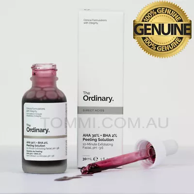 The Ordinary Peeling Solution 30ml AHA 30% + BHA 2% New Genuine Product • $37.90