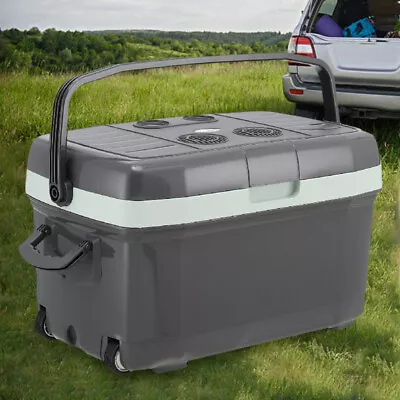 Cooler Hot / Cold Portable 45L Cool Box Car Home Electric 240V AC / 12V DC Case • £135.95