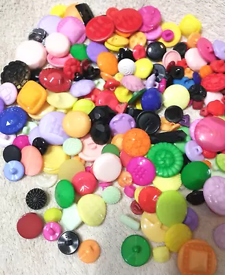 Lot Of Buttons Opened Fabric World Buttons AB1 • $4.99