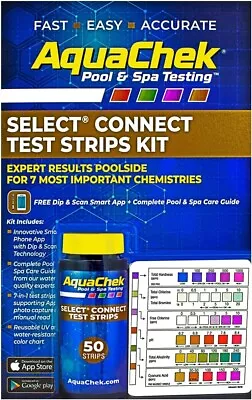 AquaChek 541604A Select 7-IN-1 Swimming Pool And Spa Test Strips Complete Kit • $22.45