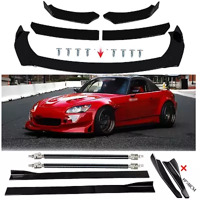 Front Bumper Rear Lip Splitter Spoiler Diffuser For Honda S2000 2000-2019 P • $79.99