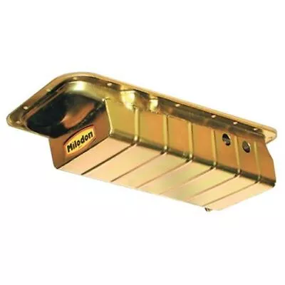 Milodon 31151 Oil Pan Steel Gold Iridite 7 Qt. For Mopar Big Block B/RB/Hemi • $608.12