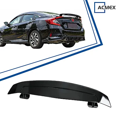 46'' Universal Spoiler Wing Rear Trunk Wings GT Style Racing Sedan Glossy Black • $56.69