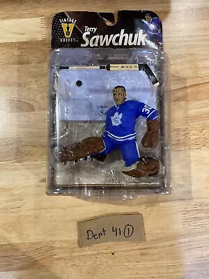 Mcfarlane NHL Legends Series 8 Terry Sawchuk Toronto Maple Leafs Vintage Blue • $49.99