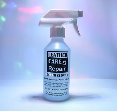 £8.95 • Buy SUEDE LEATHER CLEANER - SOFAS / FURNITURE / SHOES / CAR SEATS / JACKETS - 250ml