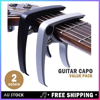 Alloy Guitar Capo Quick Change Release Trigger Clamp For Guitar Ukulele Bass AU • $8.49